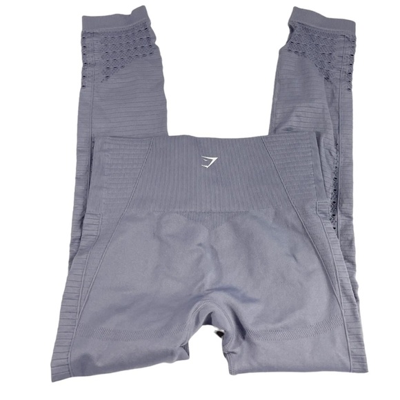 Gymshark Energy Seamless Cropped Leggings Dusty Purple - Picture 1 of 5